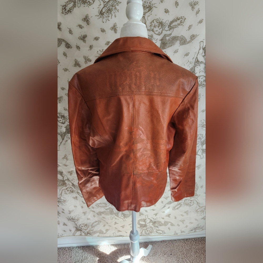 Wilsons Leather Maxima Button-Front Jacket in Cog… - image 2